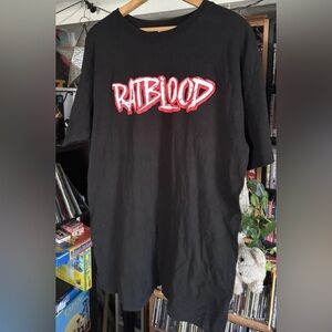 Ratblood- Logo Large Shirt On M&O Nu-Metal Metalcore Hardcore Punk